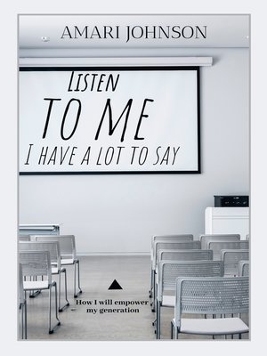 cover image of Listen to Me, I Have a Lot to Say